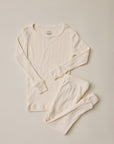 Cream Pointelle Toddler Sleep Set