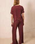 Midnight Daisy Short-Sleeve Women’s Sleep Set