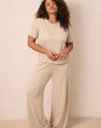 Flax Short-Sleeve Women’s Sleep Set