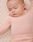 Blush Pointelle Baby Sleep Set