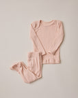 Blush Pointelle Baby Sleep Set