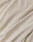 Cream Houndstooth Nursing Cover