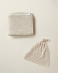 flax swaddle and hat set product image
