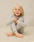 Green Gingham Toddler Sleep Set