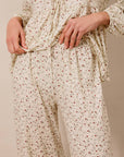 Strawberry Tie-Top Long-Sleeve Women’s Sleep Set