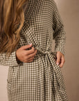 Green Gingham Robe