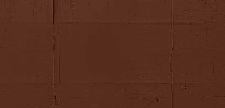 Solid brown textured surface with visible creases and scratches.