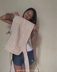 Sage Chequer Soft Buckle Carrier