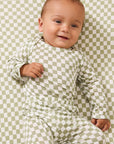 Sage Chequer Baby Sleep Set