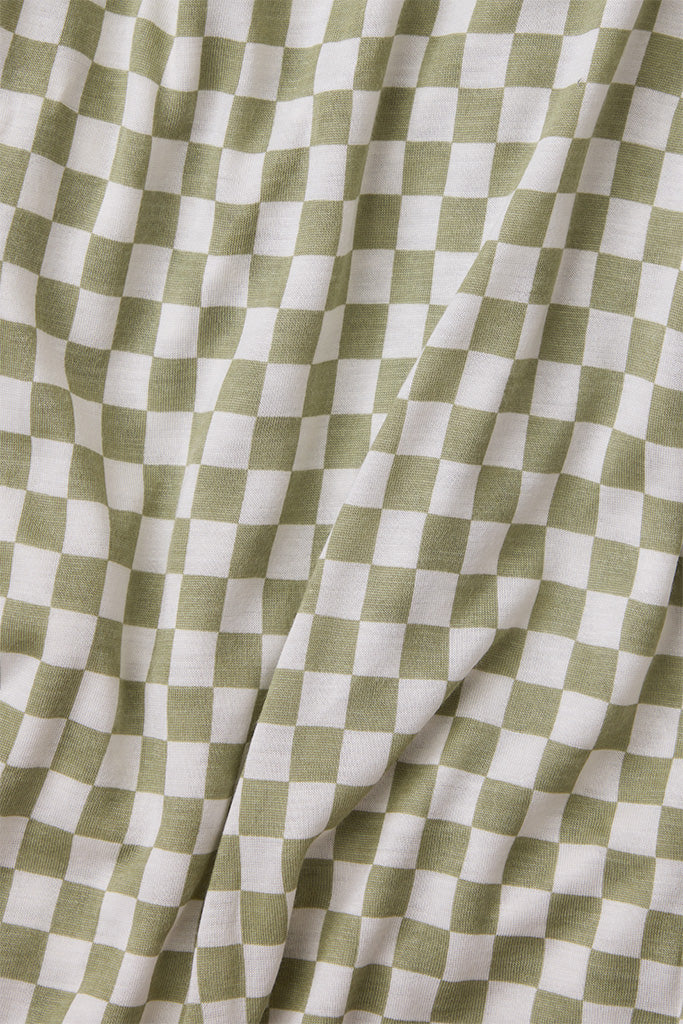 Sage Chequer Baby Sleep Set