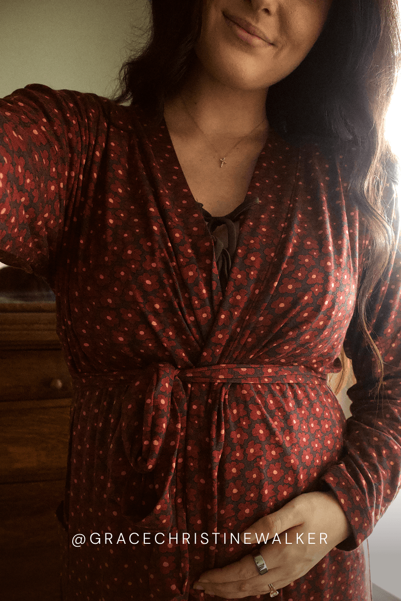 Midnight Daisy Robe