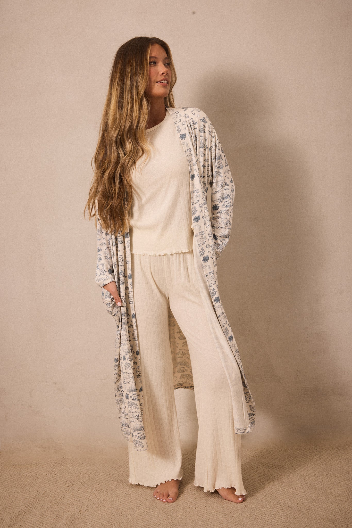 Bleu Toile Robe