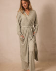 Image of the Solly Baby Green Gingham Robe