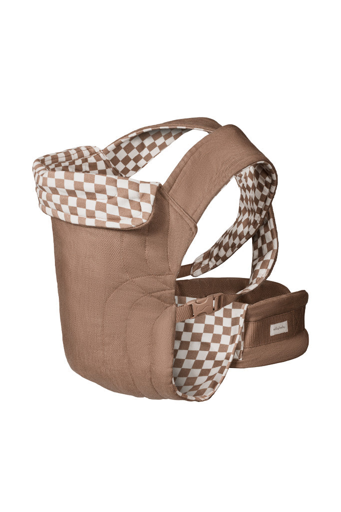 Almondine Chequer Soft Buckle Carrier