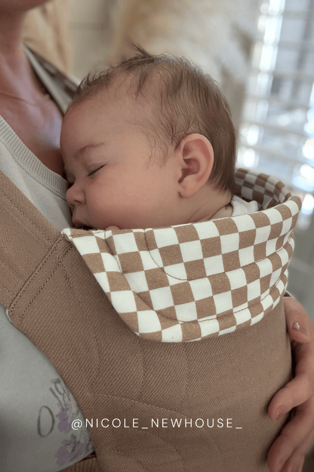 Almondine Chequer Soft Buckle Carrier