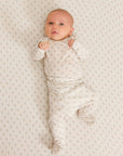 blush floret baby sleeper product image