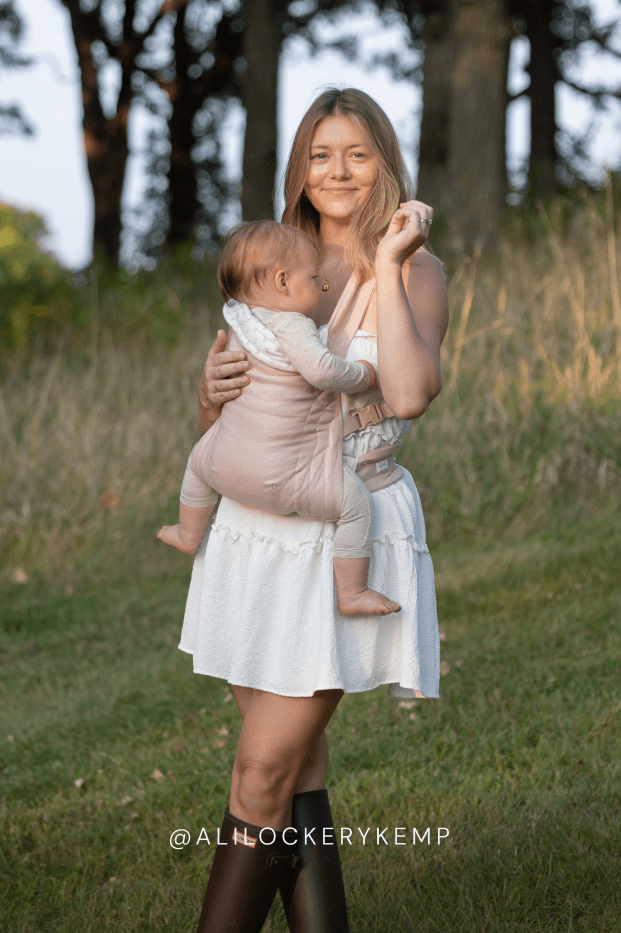 Blush Floret Soft Buckle Carrier
