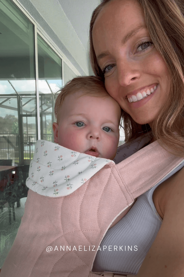 Blush Floret Soft Buckle Carrier
