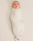 Blush Floret Swaddle + Hat Set