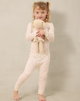 Image of Solly Baby's Blush Floret Toddler Sleep Set.