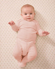 blush pointelle baby sleep set product image