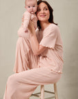 Blush Pointelle Baby Sleep Set