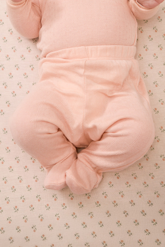 Blush Pointelle Baby Sleep Set