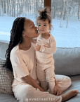Blush Pointelle Toddler Sleep Set