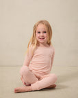 Blush Pointelle Toddler Sleep Set