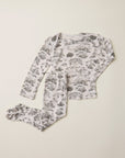 Charcoal Toile Baby Sleep Set
