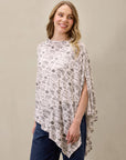 Charcoal Toile Nursing Cover