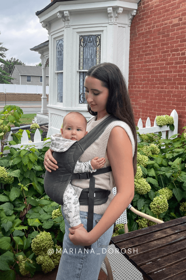 Charcoal Toile Soft Buckle Carrier