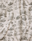 Charcoal Toile Swaddle + Hat Set