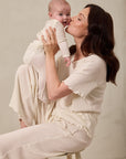 Cream Pointelle Baby Sleep Set