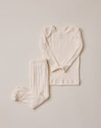 Cream Pointelle Baby Sleep Set