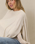 Cream Houndstooth Nursing Cover