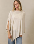Cream Houndstooth Nursing Cover