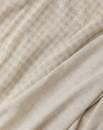 Cream Houndstooth Wrap