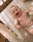 Driftwood Stripe Crib Sheet