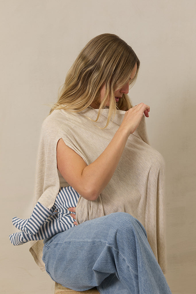Image of the Solly Baby Flax Nursing Cover.