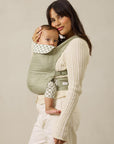 Image of Solly Baby's Sage Chequer Buckle Carrier.