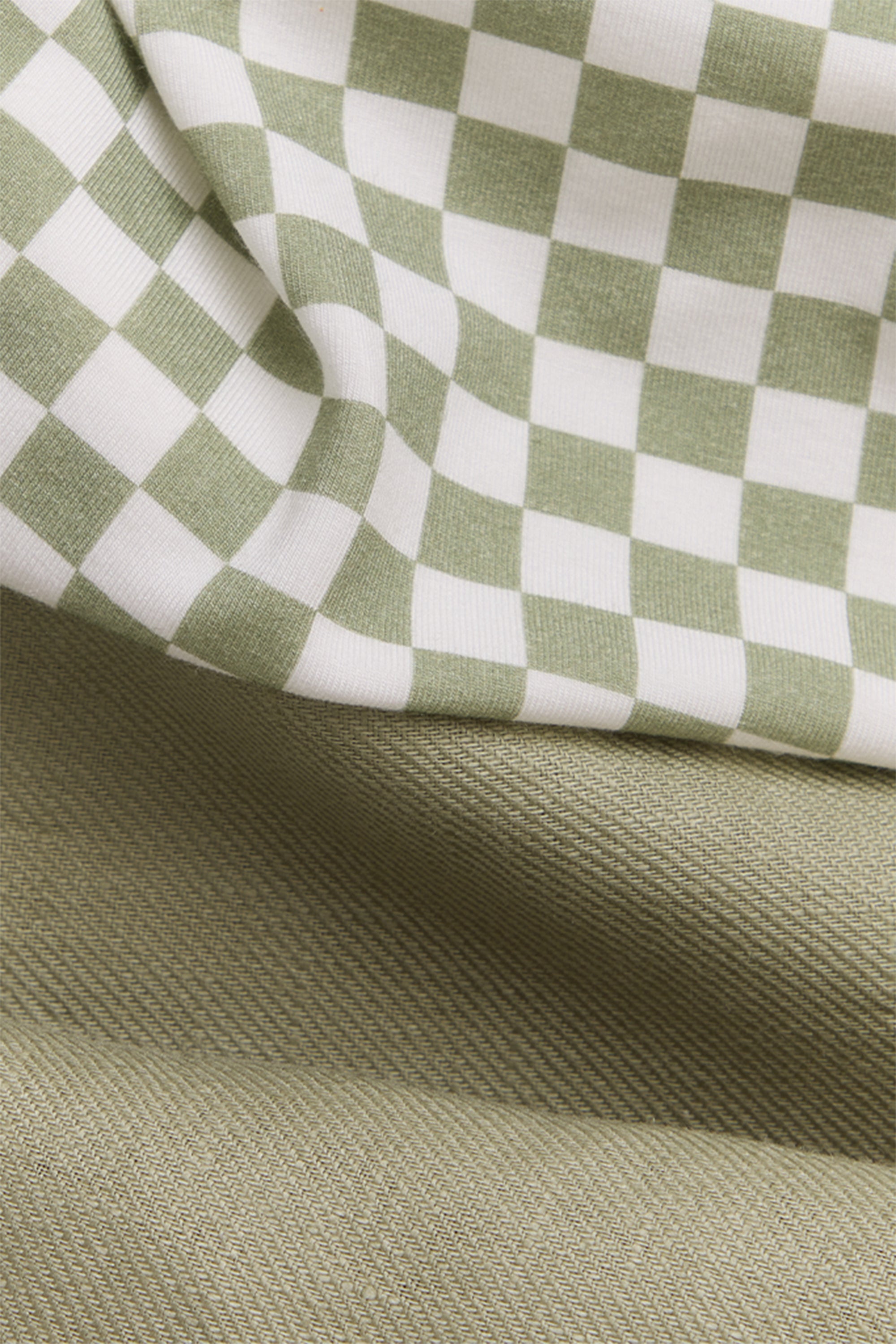 Sage Chequer Soft Buckle Carrier