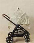 Sage Chequer Nursing Cover
