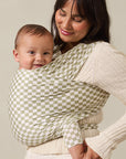 Sage Chequer Wrap + Dolly Bundle