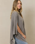 Stormy Houndstooth Nursing Cover