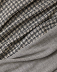 Stormy Houndstooth Nursing Cover