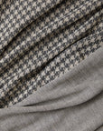 Stormy Houndstooth Wrap