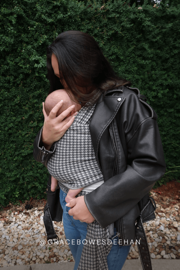Stormy Houndstooth Wrap